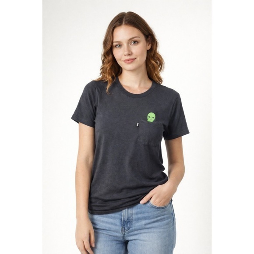 Ripndip Lord‎ Alien Pocket T Shirt Grey Medium